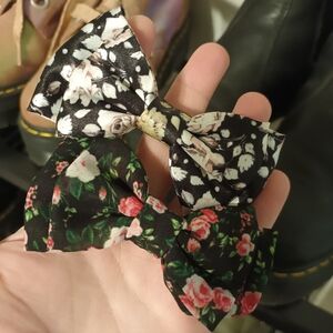 Scene/Emo Style Floral Hair Bows